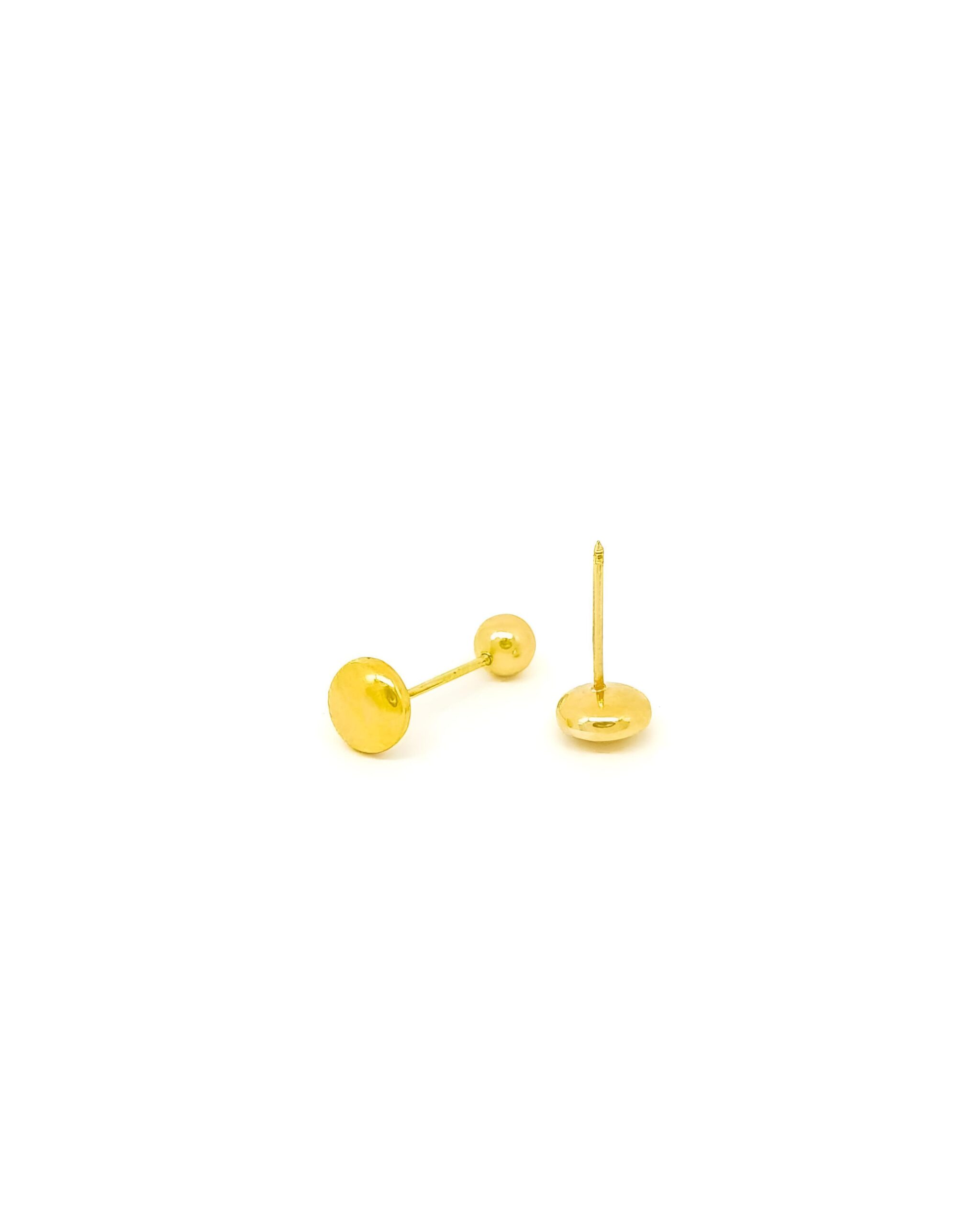 Aretes de oro 18k Lenteja reversibles - Image 3